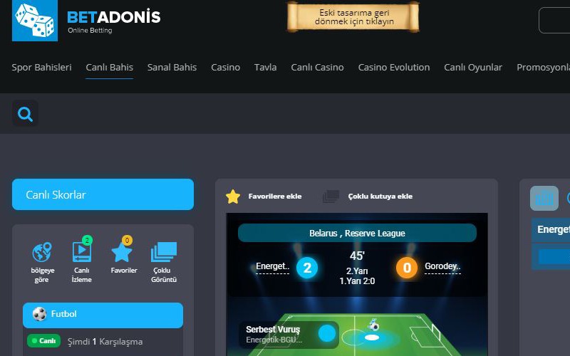 Betadonis Yeni Giriş Adresi, Şikayet, Twitter, Mobil, Canlı Bahis, Betadonis Para Yatırma ve Çekme, İletişim, Canlı Destek