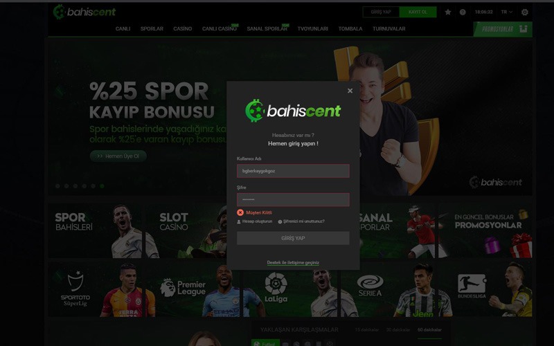 Bahiscent Üyelik, Bahiscent TV, Canlı Maç ve Bonuslar