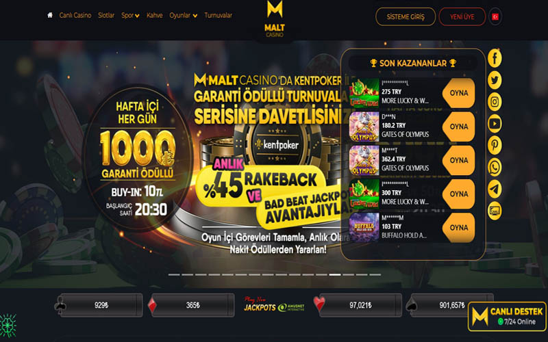 Malt Casino Yeni Giriş, Malt Casino İletişim